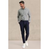 Blue Industry - Overhemd Print - Groen - Slim-fit - Katoen