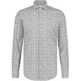 Blue Industry - Overhemd Print - Groen - Slim-fit - Katoen