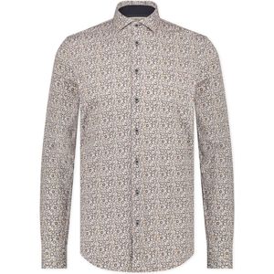 Blue Industry - Ruitenmotief Overhemd - Blauw - Stretch