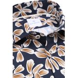 Blue Industry Bloemenprint stretch shirt