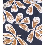 Blue Industry Bloemenprint stretch shirt