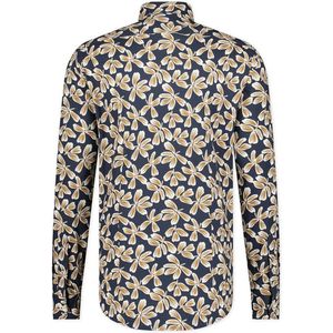 Blue Industry - Casual Overhemd - Donkerblauw - Katoen