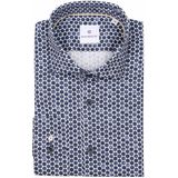 Blue Industry - Overhemd - Donkerblauw - Slim-Fit - Heren