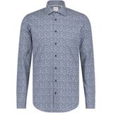 Blue Industry - Overhemd - Donkerblauw - Slim-Fit - Heren