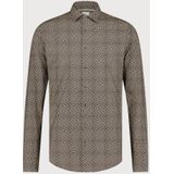 Blue Industry Stretch cotton grafisch shirt |