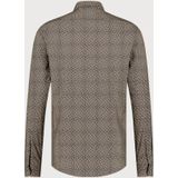 Blue Industry Stretch cotton grafisch shirt |