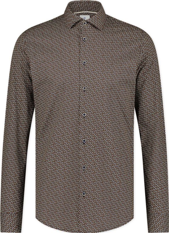 Blue Industry Stretch cotton grafisch shirt |