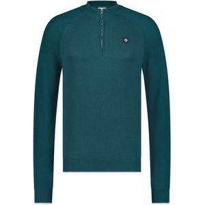 Blue Industry - Gebreid Rits Vest - Blauw - 100% Katoen