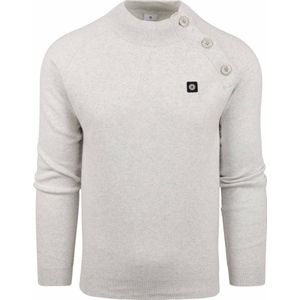 Blue Industry Trui Melange grijs