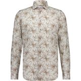 Blue Industry Print overhemd bloem |