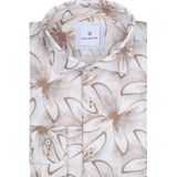 Blue Industry Print overhemd bloem |