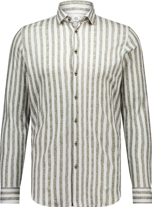 Blue Industry - Streepmotief Jersey Overhemd