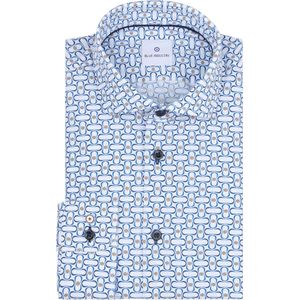 Blue Industry Overhemd Print Blauw - Heren - Overhemden Casual