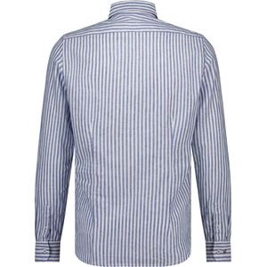 Blue Industry - Casual Overhemd - Blauw - Lange Mouw - Strepen