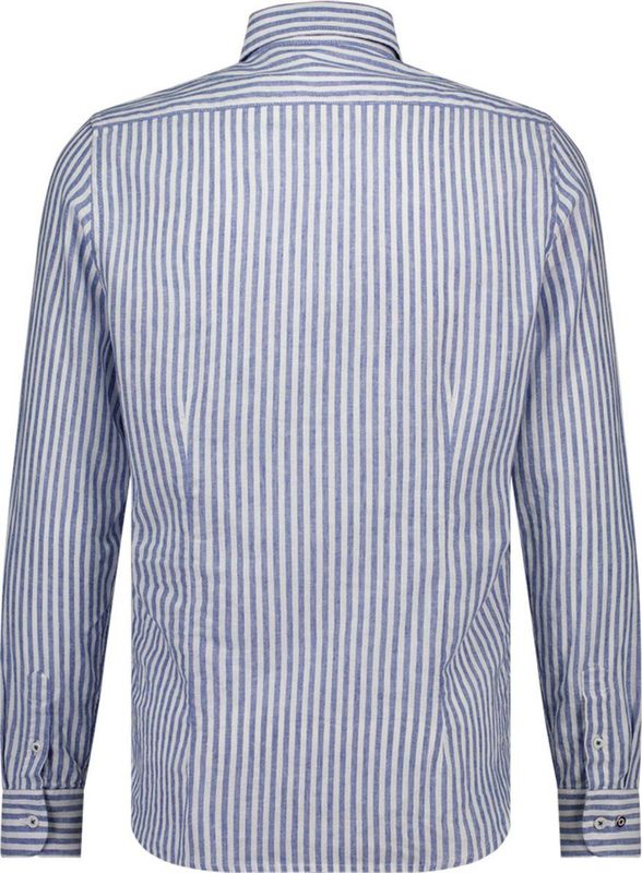 Blue Industry - Casual Overhemd - Blauw - Lange Mouw - Strepen