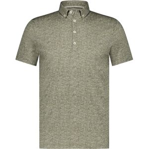 Blue Industry - Polokraag Korte Mouw Overhemd - Blauw - Katoen