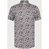 Blue Industry - Short Sleeve Overhemd - Donkerblauw - Casual
