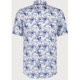 Blue Industry Cotton linnen overhemd korte mouw |