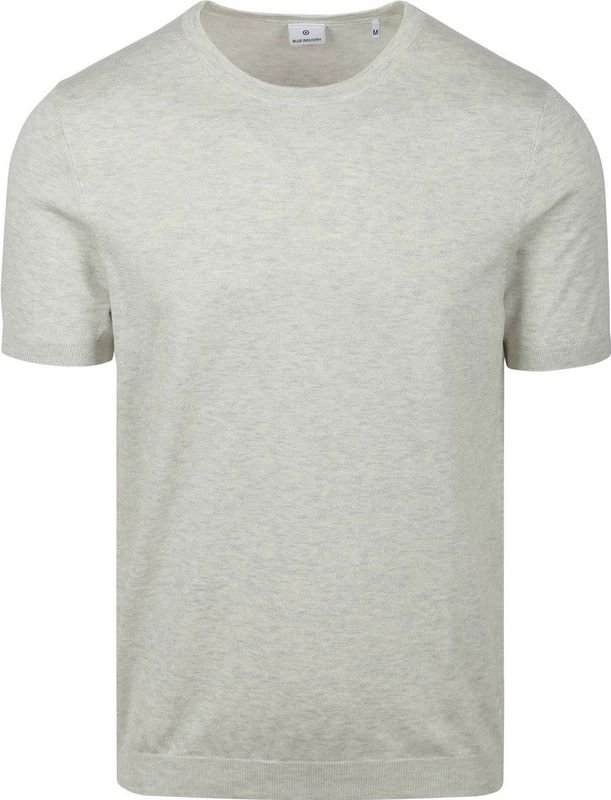 Blue Industry - Knitted T-Shirt - Ecru - Viscose en Polyamide