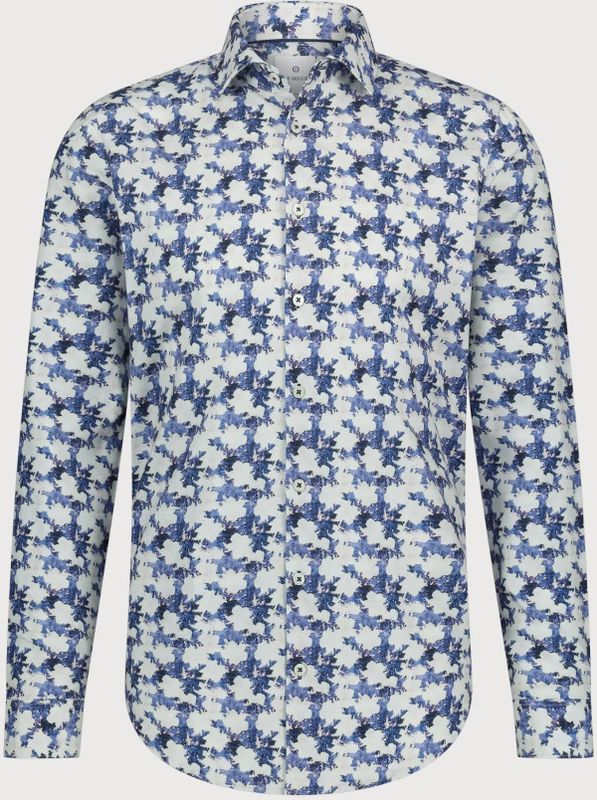 Blue Industry - Cotton Print Overhemd