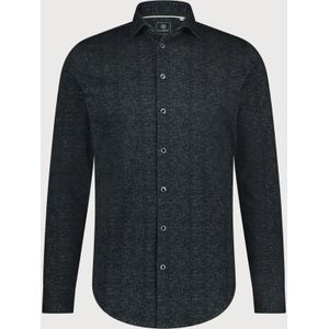 Blue Industry - Melange Effect Overhemd - Katoen - Casual en Zakelijk