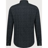 Blue Industry - Melange Effect Overhemd - Katoen - Casual en Zakelijk