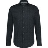 Blue Industry - Melange Effect Overhemd - Katoen - Casual en Zakelijk