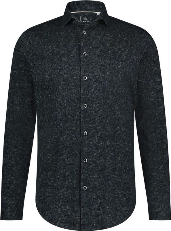 Blue Industry - Melange Effect Overhemd - Katoen - Casual en Zakelijk