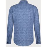 Blue Industry - All-over Print Shirt - Katoen - Blauw