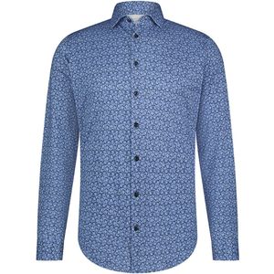 Blue Industry - All-over Print T-shirt - Blauw - 100% Katoen