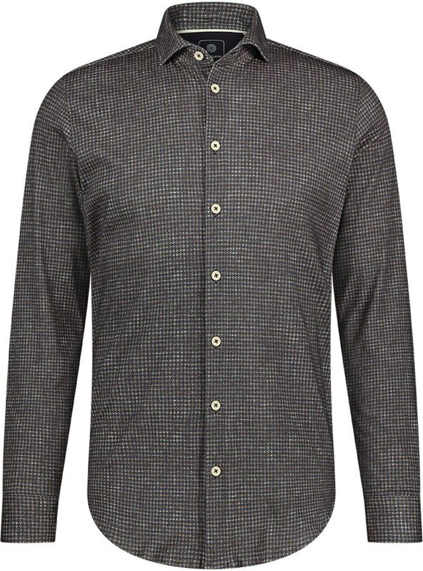 Blue Industry - Casual Overhemd - Groen - Katoen - Slim Fit