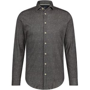 Blue Industry - Overhemd - Bruin - Slim Fit