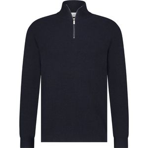 Blue Industry Half Zip Pullover Navy - Heren - Pullovers