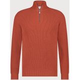 Blue Industry - Luxe Half-Zip Pullover - Blauw - Chenille Garen