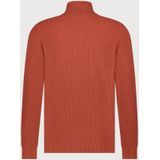 Blue Industry - Luxe Half-Zip Pullover - Blauw - Chenille Garen