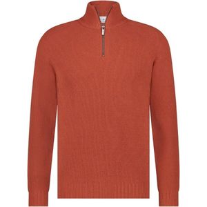 Blue Industry - Luxe Half-Zip Pullover - Blauw - Chenille Garen