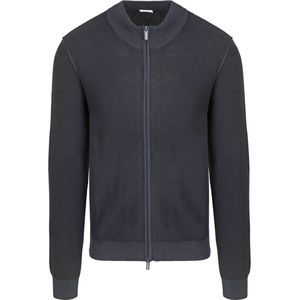 Blue Industry Strickjacke Struktur Navy - Größe M