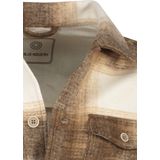 Blue Industry - Ruitmotief Overshirt - Blauw - Wol Menging