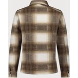 Blue Industry - Ruitmotief Overshirt - Blauw - Wol Menging