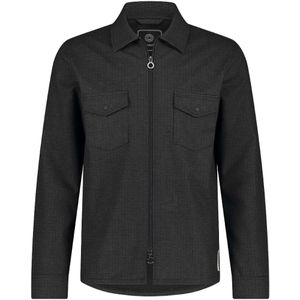 Blue Industry - Overshirt - Zwart - Ruitpatroon - Elastan Polyester