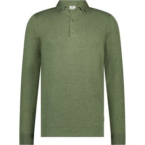 Blue Industry Poloshirt met Lange Mouwen - Lichtblauw
