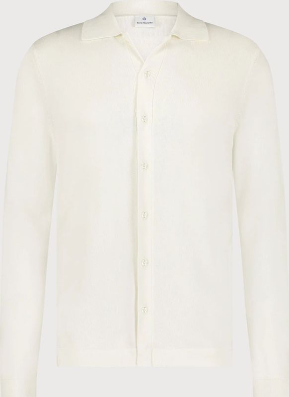 Blue Industry - Effen Trui - Donkerblauw - Mix van Nylon, Wol en Acryl