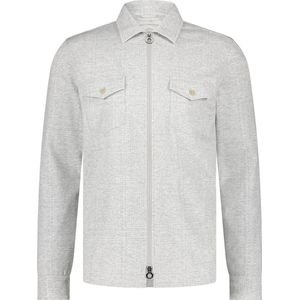 Blue Industry Overshirt - Grijs - Slim Fit met Ritssluiting