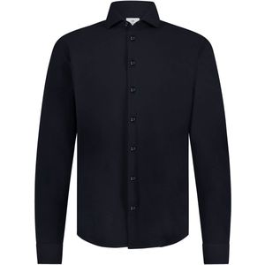 Blue Industry - Casual Overhemd - Donkerblauw - Lange Mouw