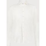 Blue Industry Casual Heren Overhemd Wit