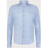 Blue Industry - Gemêleerd Overhemd - Blauw - Ademend - Katoen