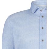 Blue Industry - Gemêleerd Overhemd - Blauw - Ademend - Katoen