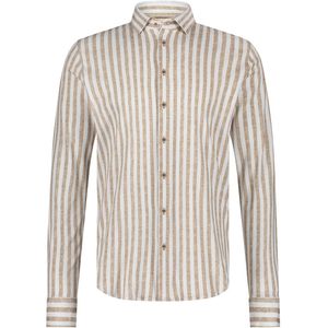 Blue Industry - Gestreept Overhemd - Katoen - Blauw