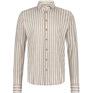 Blue Industry - Overhemd - Beige - 100% Katoen - Geprint