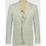 Blue Industry - Geruit Colbert - Beige en Grijs - Hoogwaardige Stof